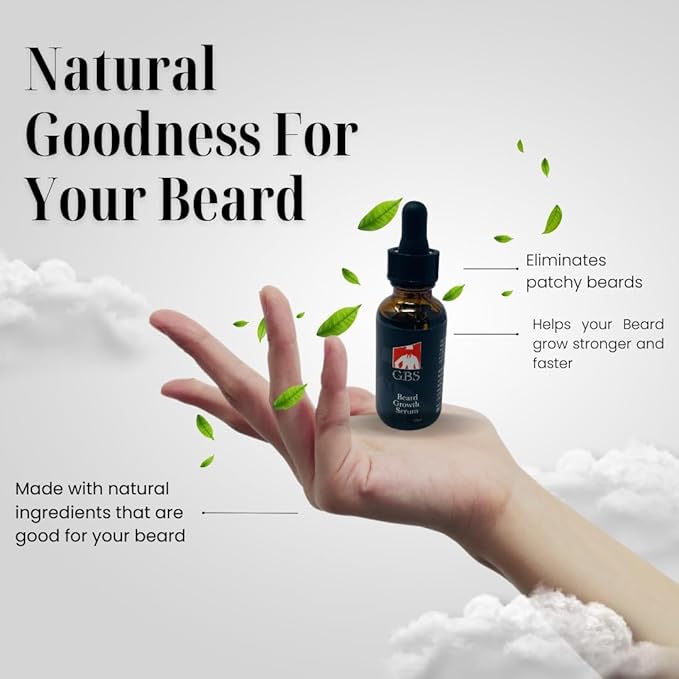 G.B.S Professional Beard Care Kit- Doppler Travel Bag Professional Trimming Scissor Multi-Side Natural Wood Comb Mustache Wax Beard Oil Beard Conditioner Beard Brush