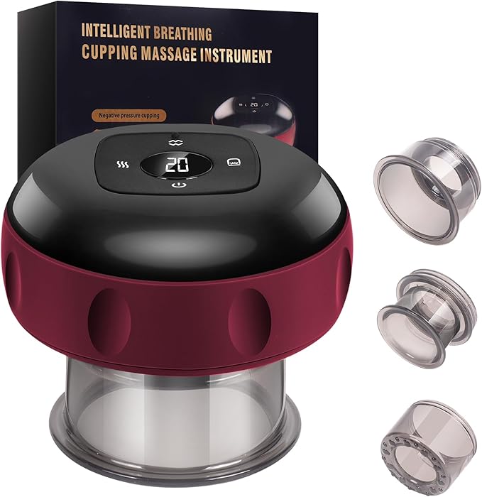 Cupping Kit for Massage (Red)