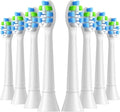 8pcs Replacement Toothbrush Heads Compatible with Phips Electric Brush Head 4100 6500 6100(8pcs Blue-White)
