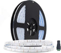 5M/16.4ft SMD2835 300LEDs Near Infrared 850nm NIR Single Chip DC12V 24W Flexible IR LED Strips Light IP65 Waterproof 8mm Wide 60LEDs/M 4.8W/M Light Strip