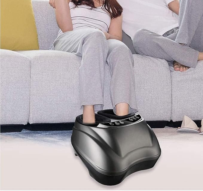 Shiatsu Electric Foot Massager Machine - Deep Tissue and Heel Pain Relief Massager - Deep Rolling Kneading Therapy Improve Blood Circulation for Plantar Fasciitis and Neuropathy