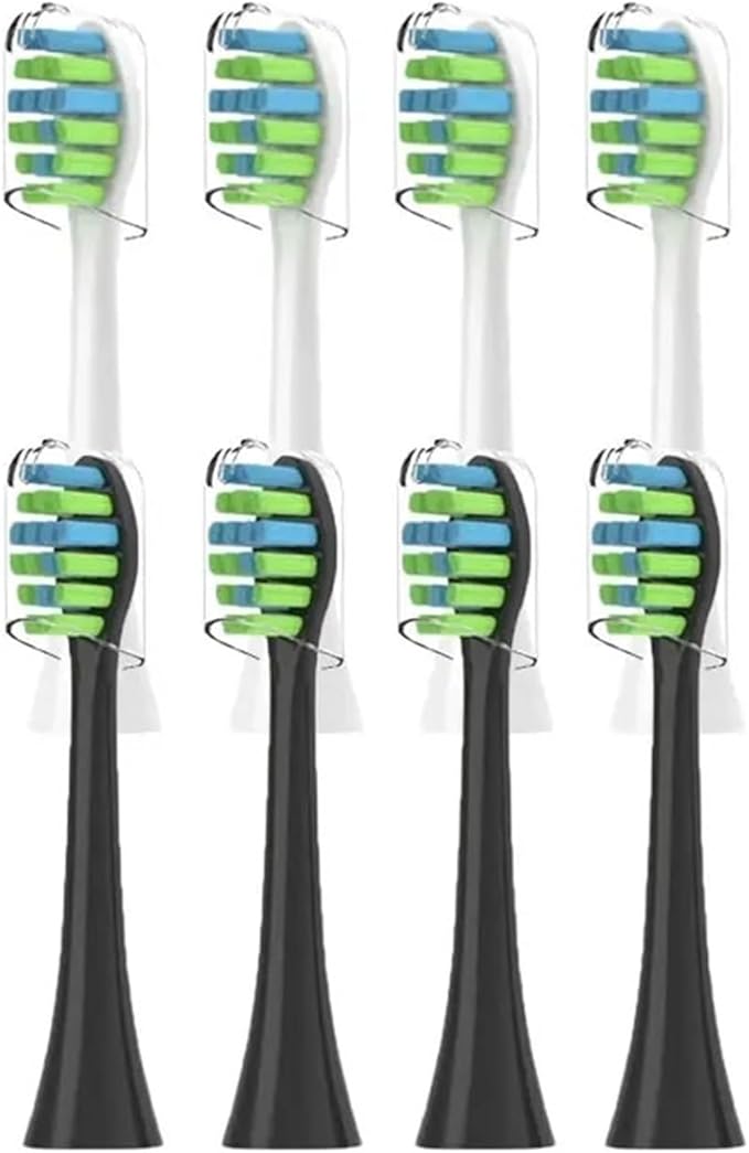 Replacement Brush HeadsCompatible for 7AM2M AM101/AM101C/AM101D/AM105 Toothbrush Vacuum(White B)