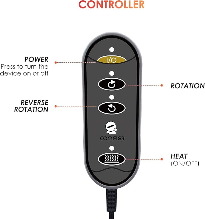 COMFIER Shiatsu Foot Massage &amp 12V Car Adapter