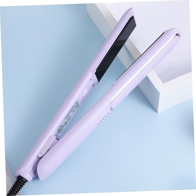 Dual Use Hair Straightener and Curler Temperature Hair Styling Tool for Versatile Hairstyles Settings Sleek Design US Plug for All Hair Types