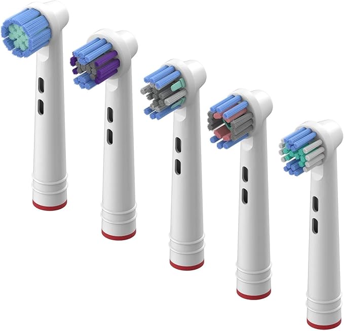 Replacement Brush Heads Compatible For Oral Toothbrush -B Fit Advance Power/Pro Health/3D Excel/Vitality Precision Clean BristlesD100 D25(28P-4Pcs)