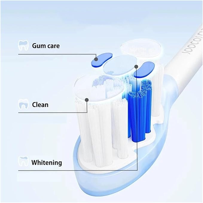 Electric Toothbrush Heads Replacement Compatible for X1 X3 X3U X5 Teeth Brush(2pcs Pink)