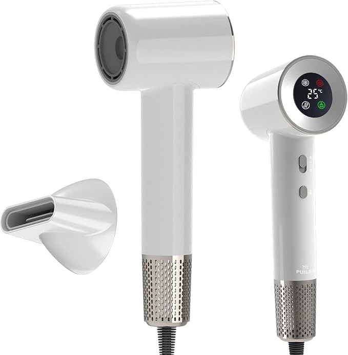 110000 RPM high-Speed brushless Motor and Negative ion BlowerWide Mouth Ceramic hairdryerFlat end Blow Dryer.
