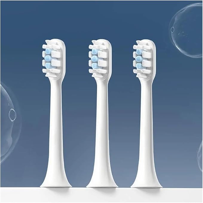 3pcs Compatible for MIJIAT302 Sonic Toothbrush Heads Teethbrush Replacement