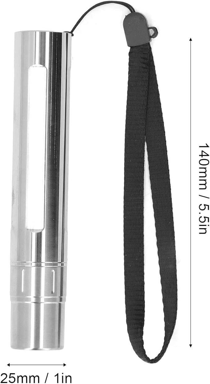 Infrared Therapy Flashlight 630nm 660nm 850nm Stainless Steel with Sling for Ankle Alleviate Discomfort