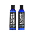 Badass Beard Care Beard Wash &amp Conditioner KIT For Men - Made of Natural Ingrediens for Healthy Soften and Itchness Free Beard and Mustache