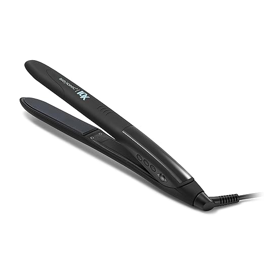 Bio Ionic 10X Styling Iron 1 Hair Straightener with Moisturizing Heat Technology Flat Iron for 10-Minute Styling Hair Straightener and Curler
