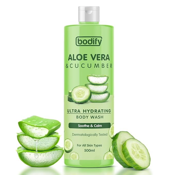 Aloe Vera &amp Cucumber Ultra Hydrating Body Wash 500 Ml | Soothe &amp Calm | Paraben Free | All Skin Types