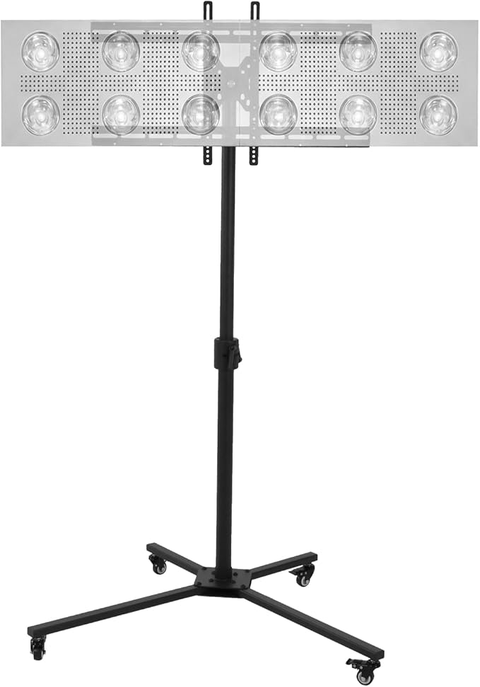 Generic Mobile Hanging Bracket Adjustable Height &amp Any Angle Infrared Light Panel Stand with Wheel Locks 44 Lb Load Capacity Gift Idea for Mom Women Wife Sister Girlfriend