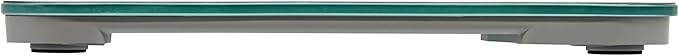 Taylor Digital Glass Bathroom Scale for Body Weight Large Durable Platform Extra High 500 lb Capacity Large 3.5x1.7 White Backlit Display Sea Foam Green