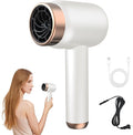 Cordless Hair Dryer for Women with BatteryRechargeable Blow Dryer3 Speed Fast Drying Portable Hair DryersPortable Wireless Hair DryerLow Nois USB Rechargeable Blow Dryer for Travel and Home(White)