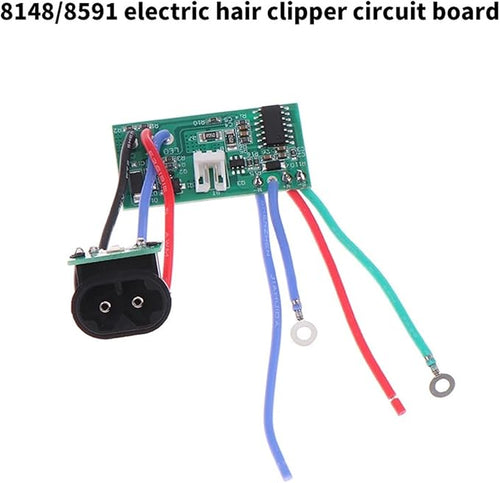 1Set Electric Hair Clipper Assembly Motherboard Circuit Board Compatible for 8148/8591 Hair Clipper Replacement Parts Accessories