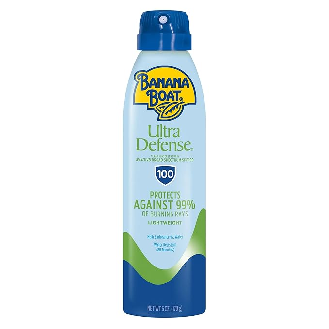 Ultra Defense Clear Sunscreen Spray SPF 100 6 oz