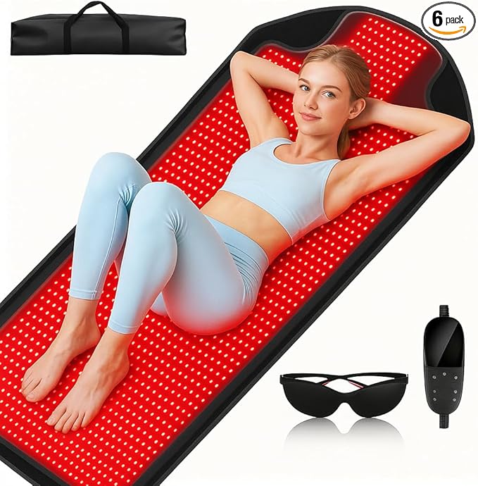 LED Light Floor Mat for Home Use 74.8 × 33.5 in 1370 LEDs Comfortable Foldable Pad
