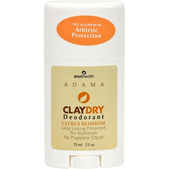 Zion Health Adama Minerals Clay Deodorant Citrus Blossom - 2.5 oz