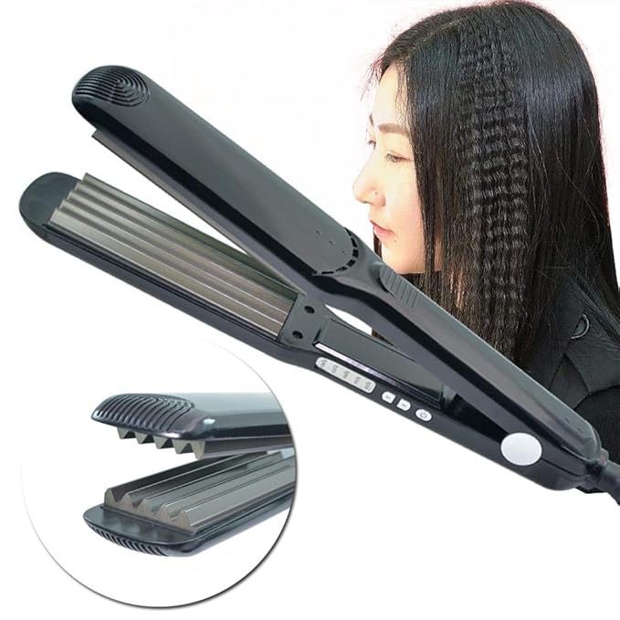 Hair Crimper Crimping Iron Professional Small Waver Hair Iron Corrugation Curling Iron Corn Corrugated Perm Waving Irons Volumizing Fluffy Hairstyle