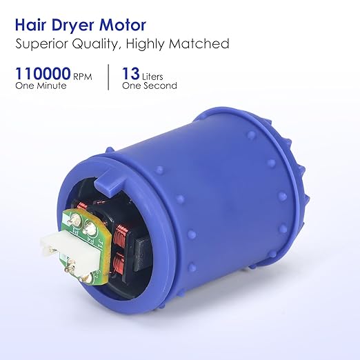 Hair Dryer Motor Compatible with Dyson Supersonic HD01 HD02 HD03 HD04 HD07 HD08 HD12 HD15 Models Blow Dryer Motor Repair Accessories