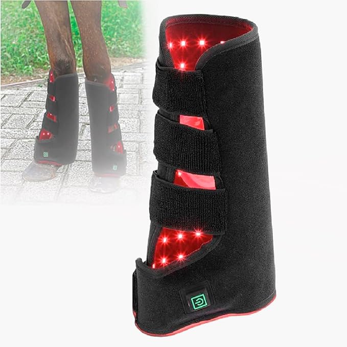 Red Light Therapy Belt Near Infrared Light Therapy Wrap 850nm 660nm Led Red Light Therapy Horses Leg for Horse Muscle RecoveryLeft