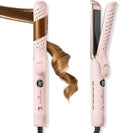 Wavytalk Airflow Styler Whirlwind Curl Hair Straightener and Curler 2 in 1 Upgraded Curling Iron &amp Flat Iron Achieve One Pass Curl Less Damage to Hair