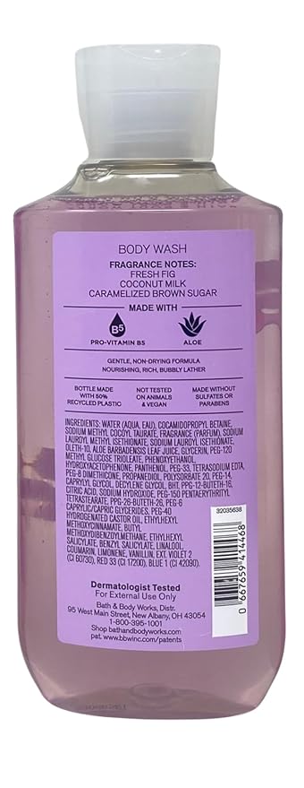 Bath &amp Body Works Brown Sugar &amp Fig Body Wash and Daily Nourishing Body Lotion with a Lavender Dream Bar Soap