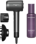 Wavytalk Turblow Pro Fast Drying Hair Dryer Grey and Heat protectant Spray for Hair 5 Fl Oz