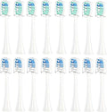 16Pcs Replacement Toothbrush HeadsCompatible for with Electric Brush Head 4100 6500 6100 7500 5300 1100(8Bule 8Green)