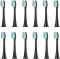 8Pcs Replacement Brush HeadsCompatibility for DiamondClean HX3/HX6/HX9 Series Electric Toothbrush HX6064(12Pcs Black)