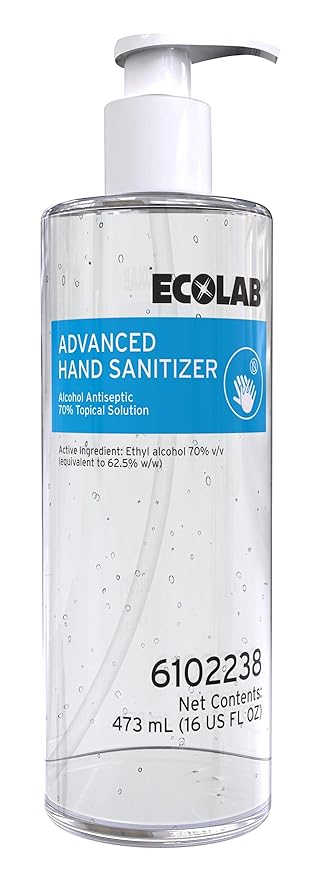 Ecolab Quik-Care Hand Sanitizer Ethyl Alcohol Foaming 7 oz. Aerosol Cans | Case of 12