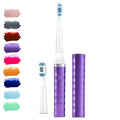 Pop Sonic USB Charge Anywhere Toothbrush (Purple) | Rechargeable w/Up to 40000 Brush Strokes/Minute-Long-Lasting Dupont Nylon Bristles - for Teens &amp Adults with Quadrant Pacer &amp Timer