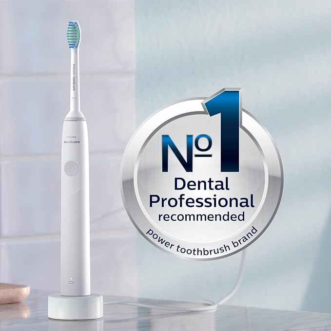 Philips Sonicare HX3411/05 Electric Toothbrush DailyClean 1100 with QuadPacer &amp Smartimer - (Mint Blue)