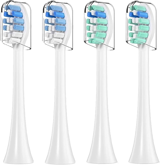 4-16pcs Toothbrush Replacement Heads Compatible with Brush Head for 4100 5100 6100 9023(2Green 2Blue)