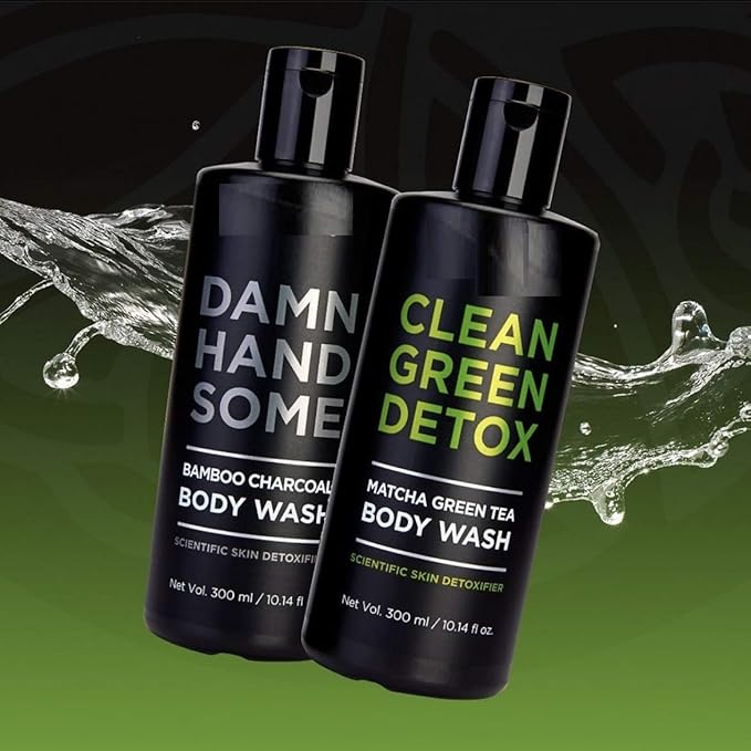 NS Green |Absorbing Sweat &amp Body Odour|Smooth &amp Soft Skin|Men and Women|All Skin Types|For Daily Use|300ml