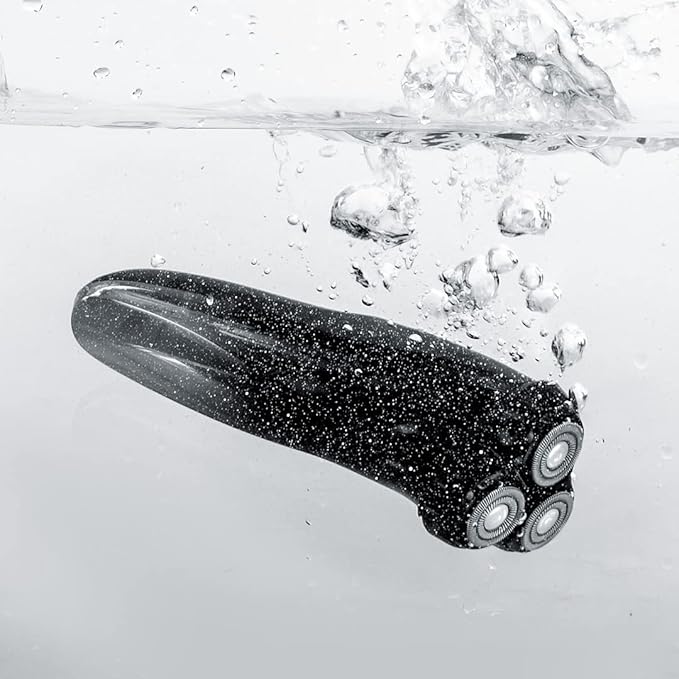 Electric Razor for Men USB Rechargeable Men’s Electric Shaver for Rotary Shaving with Pop-up Trimmer