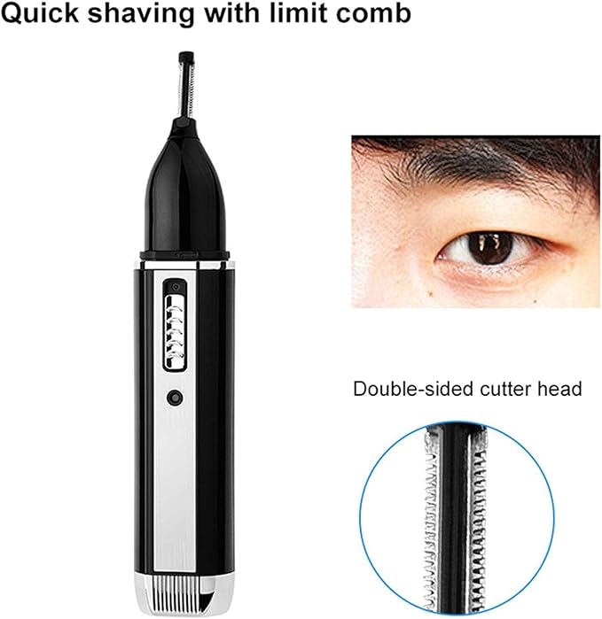 4 in 1 Rechargeable Men Electric Nose Ear Hair Trimmer Painless Women Trimming Side Burns Eyebrows Beard Hair Clipper Cut Shaver