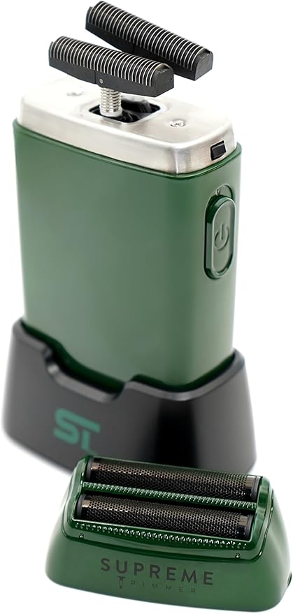 Supreme Trimmer Crunch STF602 – Waterproof Double Foil Shaver for Men | 150 Min Runtime Wet/Dry Cordless &amp Corded Electric Razor | Hypoallergenic Foils for Face Head &amp Stubble