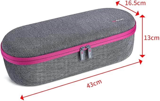 Palumma Hard Case for Dyson Hair Dryer Storage Bag Travel Carrying Case for Dyson Supersonic Hair Dryer HD08 HD03 HD01 (Rose)
