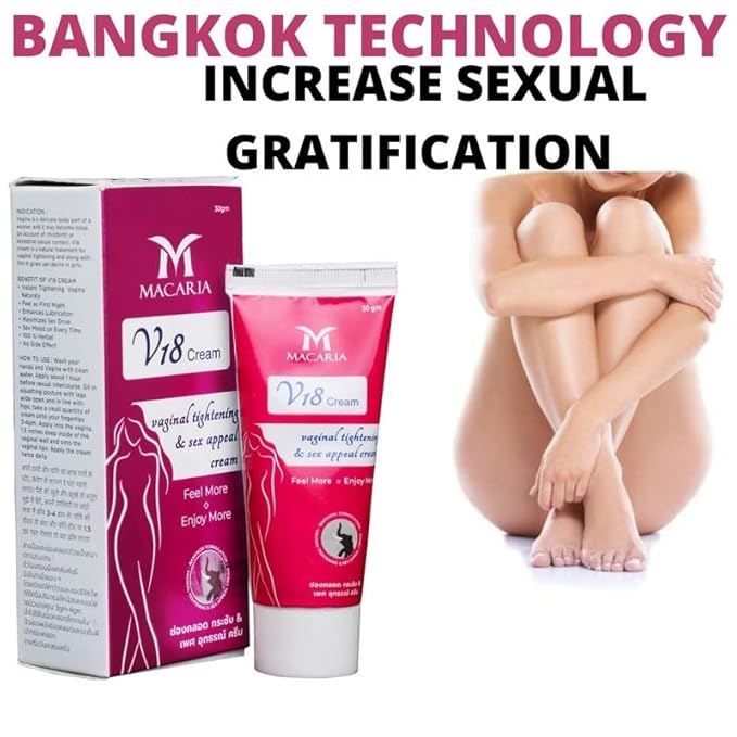 MACARIA Vaginal Pussy Yoni Instant Tightening Shrink Cream Gel for Women Intimate Parts Feminine Care