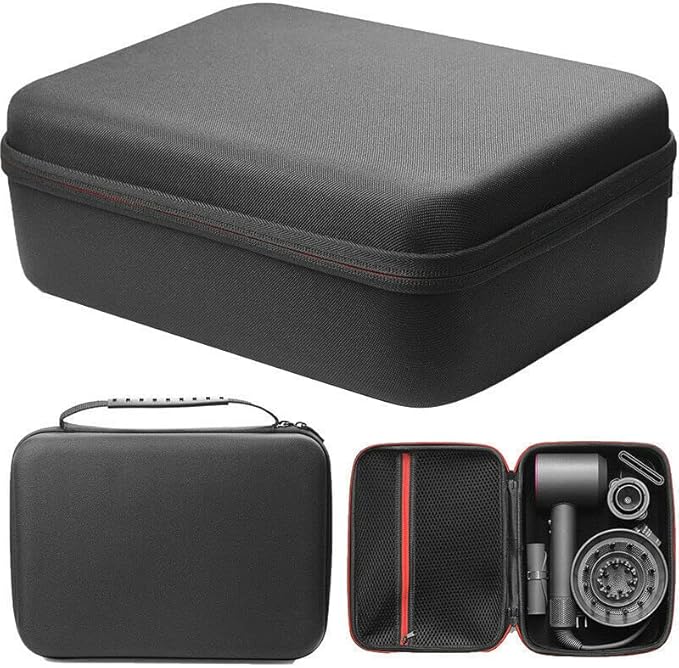 XBERSTAR Hard Case Replacement for Dyson Supersonic HD03 Hair Dryer(CASE ONLY) (Black)