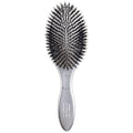 Olivia Garden Ceramic + Ion Supreme Styler Cushion Paddle Brush - Boar &amp Ionic for Shine Frizz Control &amp Smoother Hair