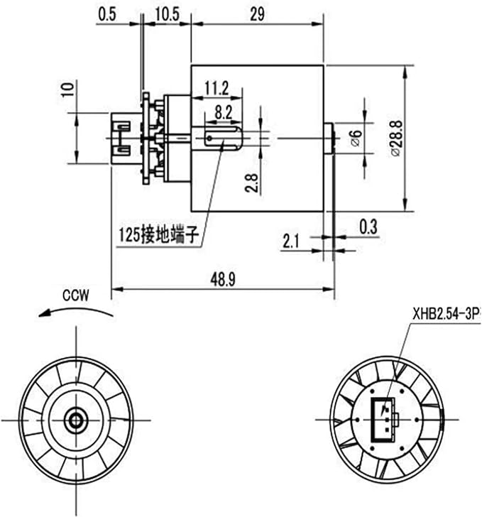 AC110V/ 220V 110000 RPM Brushless Fan Electronic Starter 99W Precision Aluminum Impeller Hair Dryer Ultra High Speed Brushless Electronic Starter(110V Electronic Starter)