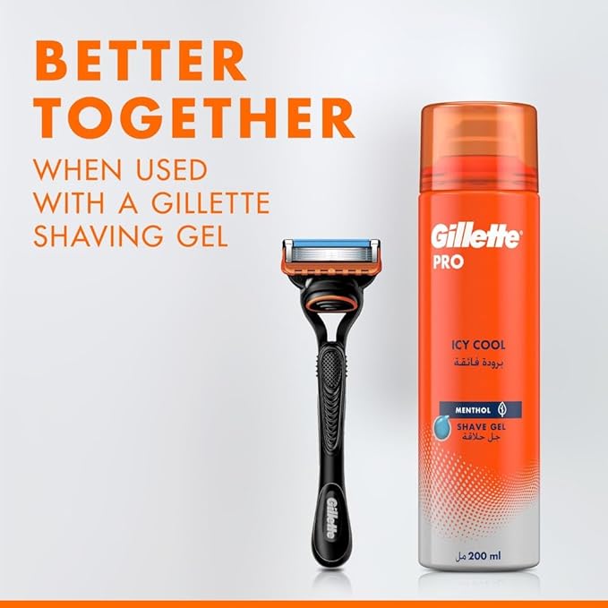 Gillette Fusion5 Razor Blades for Men with 5 Anti-Friction Blades for A Shave You Barely Feel
