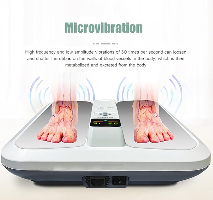 Terahertz Foot Massager Terahertz Therapy Instrument Magnetic Pulse Measuring Health Quantum Instrument 20 Intensities Recovery for Your Feet and Body