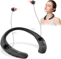 Red Light for Ears Portable Ear Wellness Device Wearable Red Light Device Neckband Design with Adjustable Earbud Cord Featuring 3-Level Adjustment