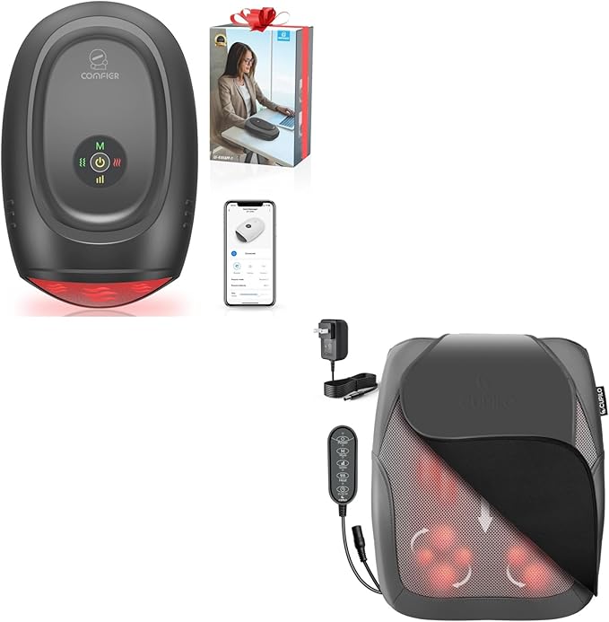 COMFIER Hand Massager and Shiatsu Low Back Massager