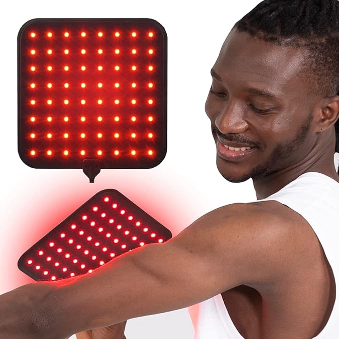 CIRIUS LED Pad Near-Infrared Red Light Therapy Device Home Use Portable Red Light Pad Deep Penetrating Low-Level Light Therapy for Pain Relief Muscle Therapy