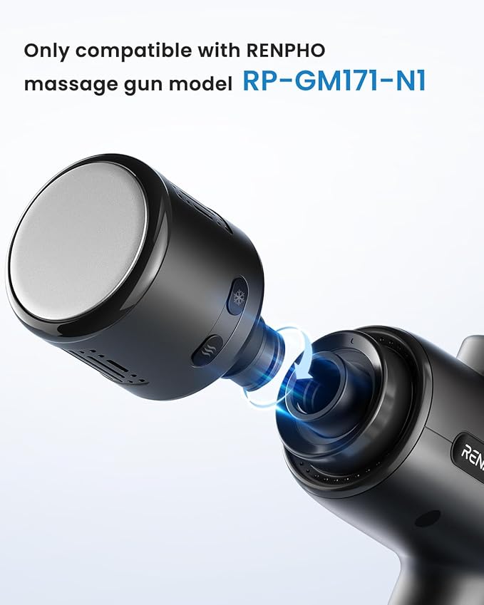 RENPHO Active Massage Gun &amp Massage Gun Head with Heat and Cool
